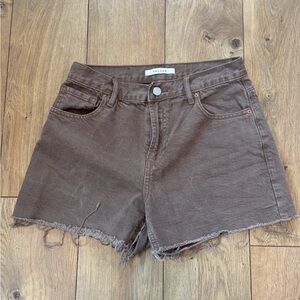 PacSun Brown Jean Shorts